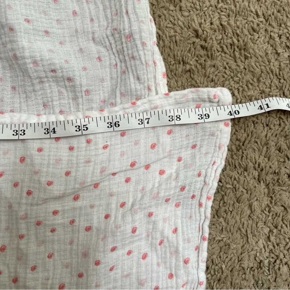 Baby Swaddle Blanket Pink Polka Dots
